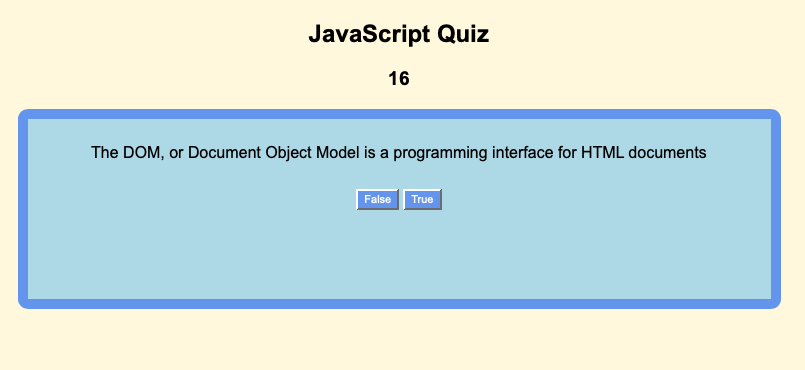 Javascript-Quiz